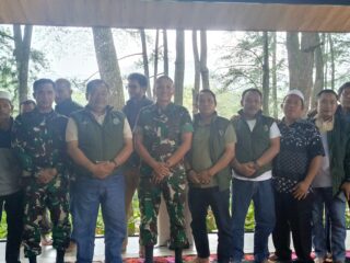 Dandim 0621/Kabupaten Bogor Kunjungi PT Antam Pongkor, Dukung Pengembangan Wisata HKM Ciguha River