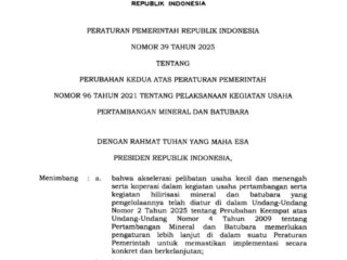PP No. 39 Tahun 2025: Hapus Cap "Ilegal" dan Buka Akses Pertambangan untuk Ekonomi Kerakyatan