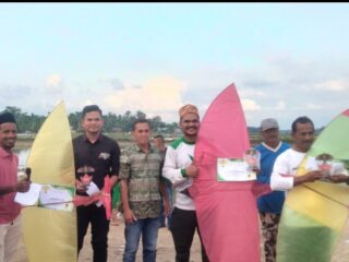 Usai Tertunda Bencana, Lomba Layang-Layang Tunang di Aceh Utara Akhirnya Sukses Digelar