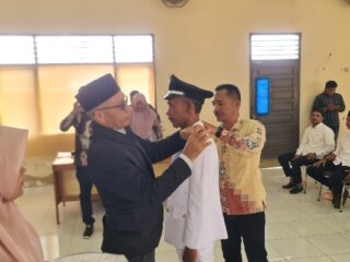 Pelantikan Keuchik Hagu dan PAW Tuha Peuet di Tanah Luas Berlangsung Khidmat, Camat Tekan Sinergi Eksekutif-Legislatif Gampong