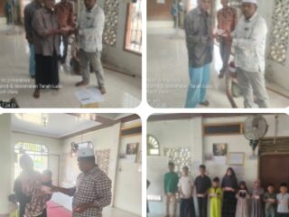 Pemerintah Gampong Ujong Baroeh Berang Salurkan BLT dan Santunan Anak Yatim